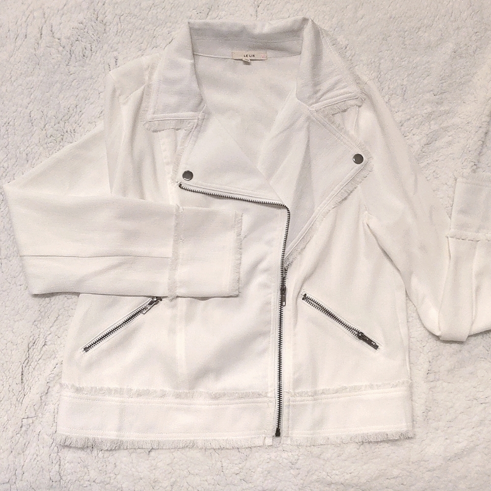 Polyester Moto Jacket